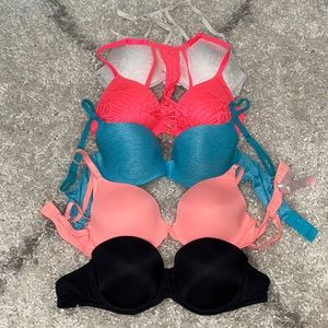 PINK bras all 5 32c